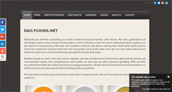 Desktop Screenshot of dailycoins.net